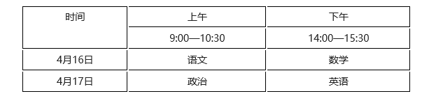 辽宁师范大学2022年文化考试时间